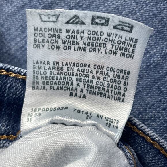 Wrangler Regular Fit Mens 34 x 29 (33 x 28.5 Actually) Denim Jeans 96FXVSD - Picture 8 of 9